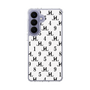 スリムプロテクションケース［ Chell classy - Monogram - White ］