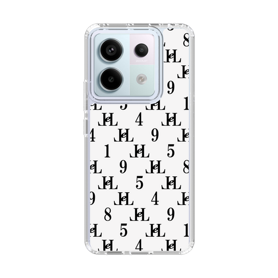 スリムプロテクションケース［ Chell classy - Monogram - White ］