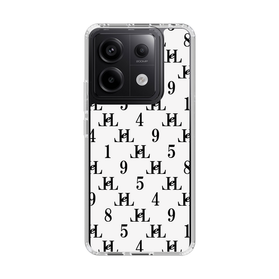 スリムプロテクションケース［ Chell classy - Monogram - White ］