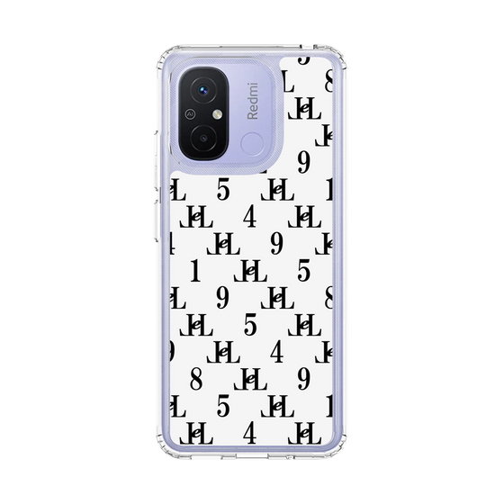 スリムプロテクションケース［ Chell classy - Monogram - White ］