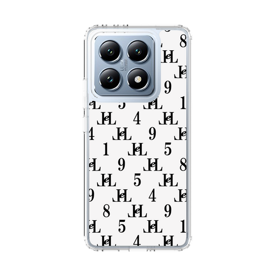 スリムプロテクションケース［ Chell classy - Monogram - White ］