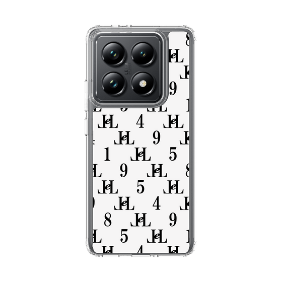 スリムプロテクションケース［ Chell classy - Monogram - White ］