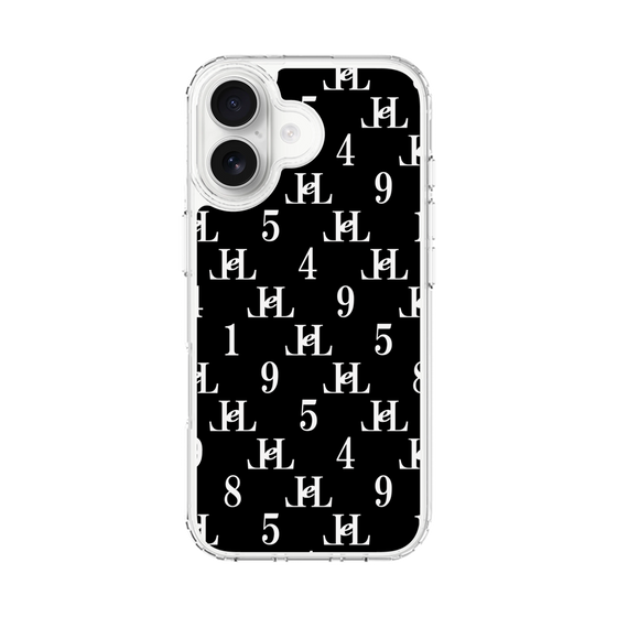 スリムプロテクションケース［ Chell classy - Monogram - Black ］