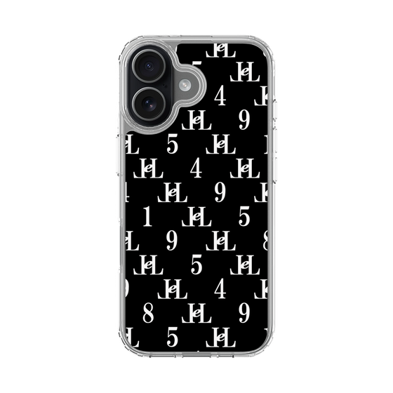 スリムプロテクションケース［ Chell classy - Monogram - Black ］