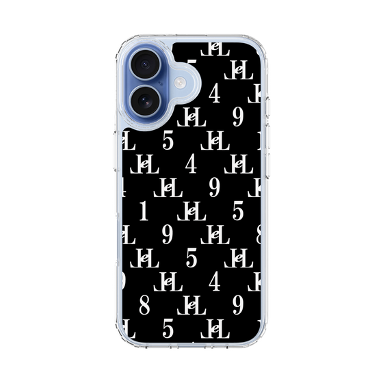 スリムプロテクションケース［ Chell classy - Monogram - Black ］