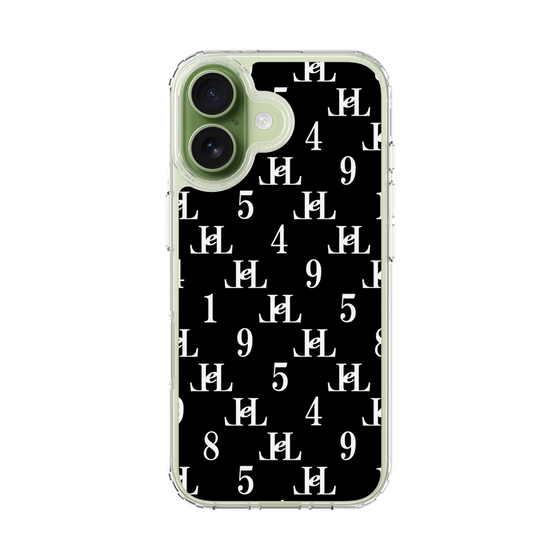 スリムプロテクションケース［ Chell classy - Monogram - Black ］