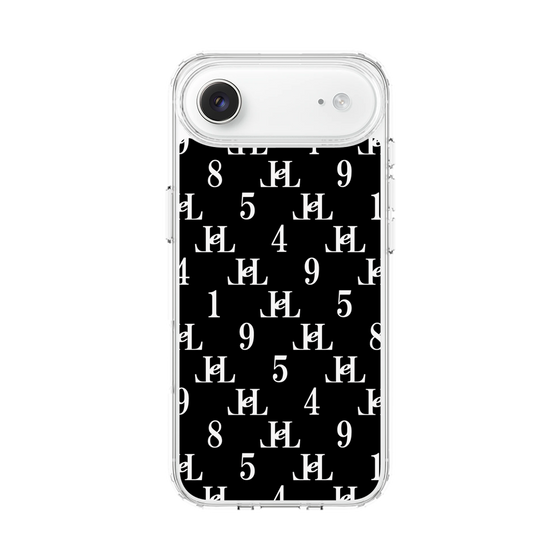 スリムプロテクションケース［ Chell classy - Monogram - Black ］