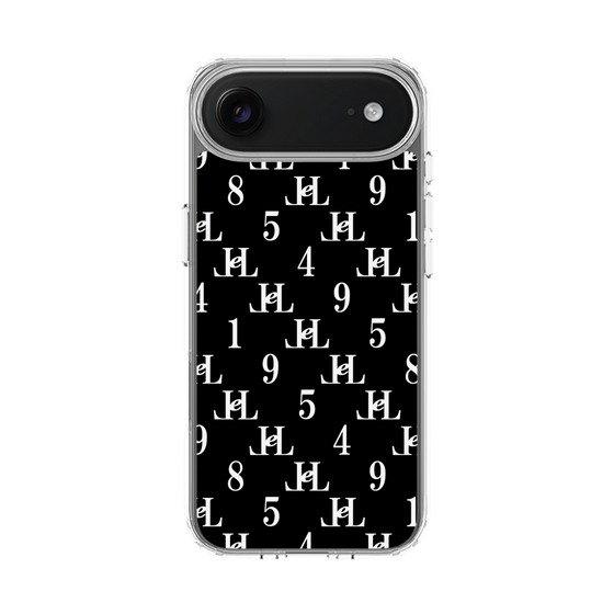 スリムプロテクションケース［ Chell classy - Monogram - Black ］
