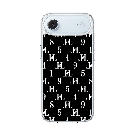 スリムプロテクションケース［ Chell classy - Monogram - Black ］