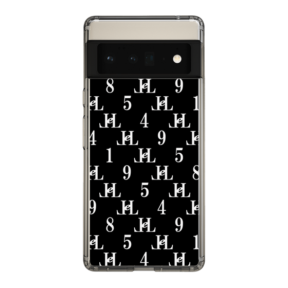 スリムプロテクションケース［ Chell classy - Monogram - Black ］