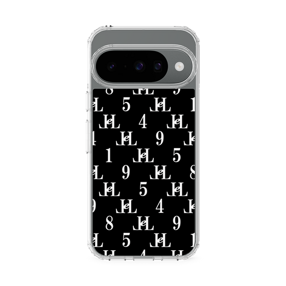 スリムプロテクションケース［ Chell classy - Monogram - Black ］