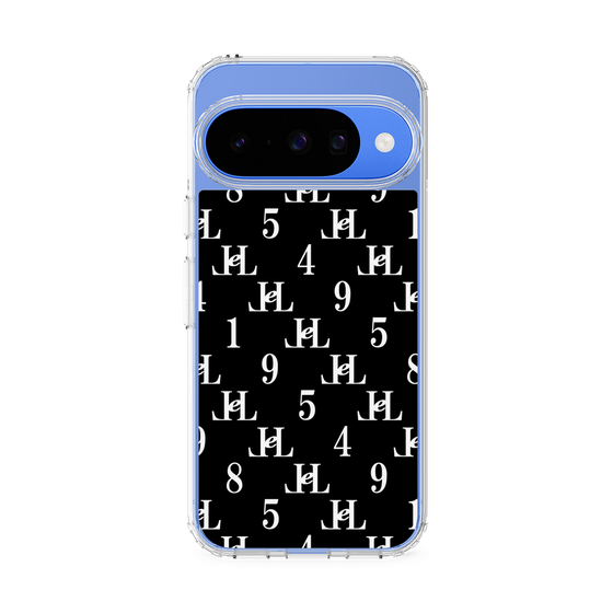 スリムプロテクションケース［ Chell classy - Monogram - Black ］