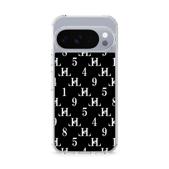 スリムプロテクションケース［ Chell classy - Monogram - Black ］