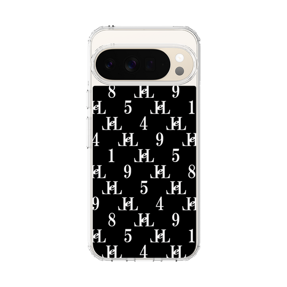 スリムプロテクションケース［ Chell classy - Monogram - Black ］