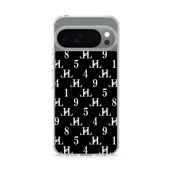 スリムプロテクションケース［ Chell classy - Monogram - Black ］