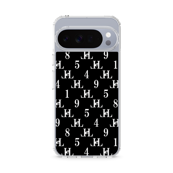 スリムプロテクションケース［ Chell classy - Monogram - Black ］