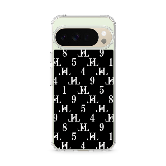 スリムプロテクションケース［ Chell classy - Monogram - Black ］