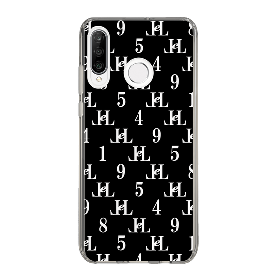 スリムプロテクションケース［ Chell classy - Monogram - Black ］