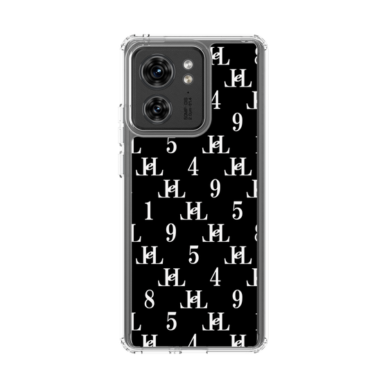 スリムプロテクションケース［ Chell classy - Monogram - Black ］