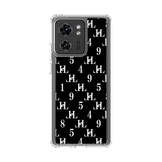 スリムプロテクションケース［ Chell classy - Monogram - Black ］