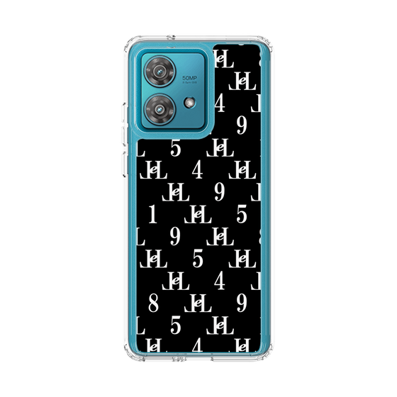 スリムプロテクションケース［ Chell classy - Monogram - Black ］