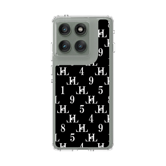 スリムプロテクションケース［ Chell classy - Monogram - Black ］