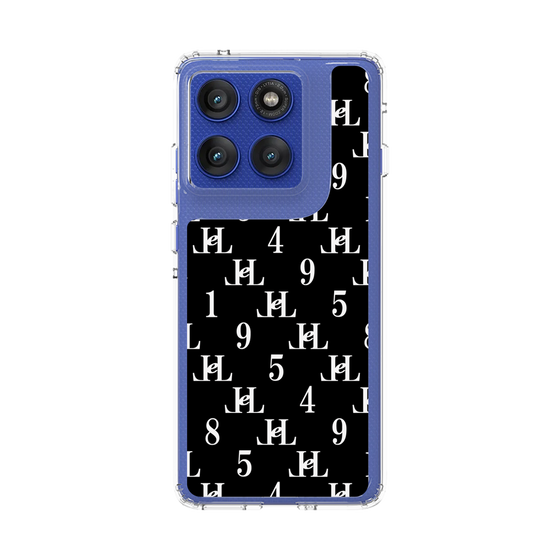 スリムプロテクションケース［ Chell classy - Monogram - Black ］