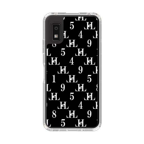 スリムプロテクションケース［ Chell classy - Monogram - Black ］