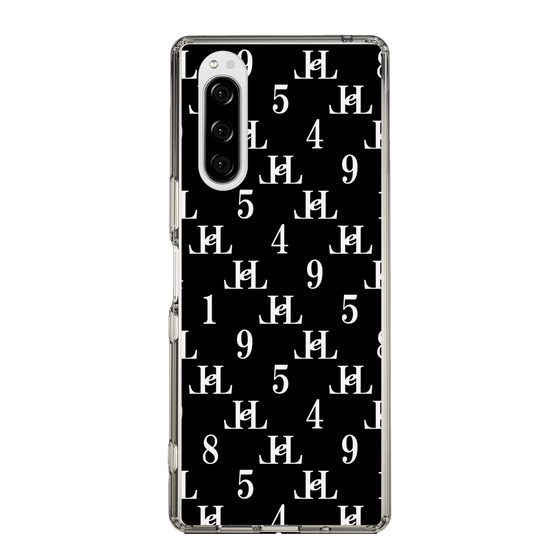 スリムプロテクションケース［ Chell classy - Monogram - Black ］