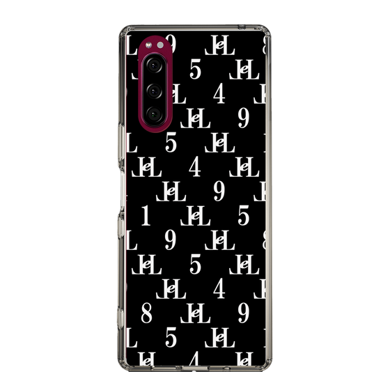 スリムプロテクションケース［ Chell classy - Monogram - Black ］