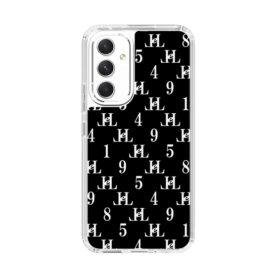 スリムプロテクションケース［ Chell classy - Monogram - Black ］