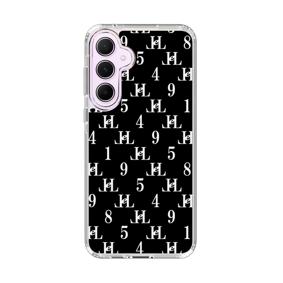 スリムプロテクションケース［ Chell classy - Monogram - Black ］