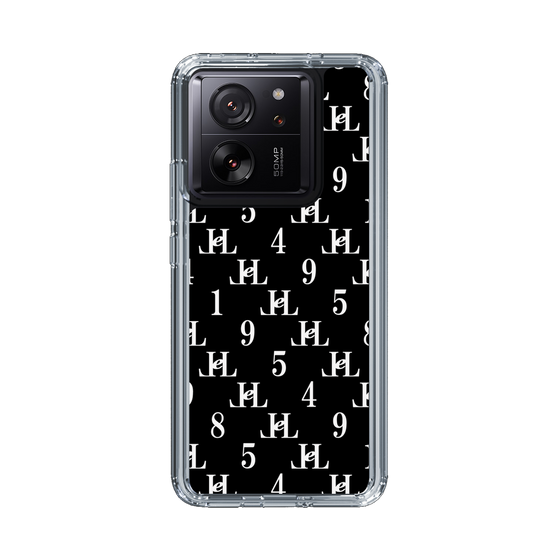 スリムプロテクションケース［ Chell classy - Monogram - Black ］