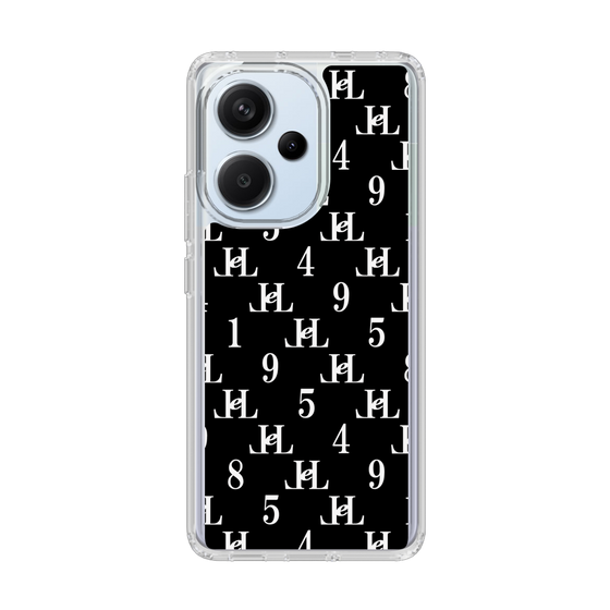 スリムプロテクションケース［ Chell classy - Monogram - Black ］