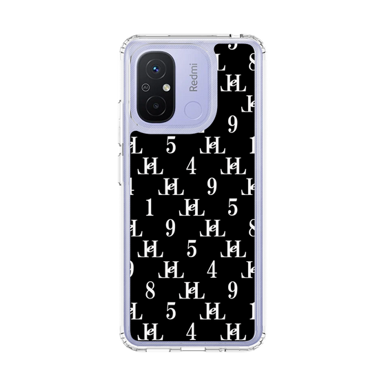 スリムプロテクションケース［ Chell classy - Monogram - Black ］