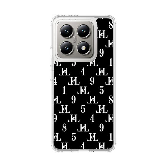 スリムプロテクションケース［ Chell classy - Monogram - Black ］