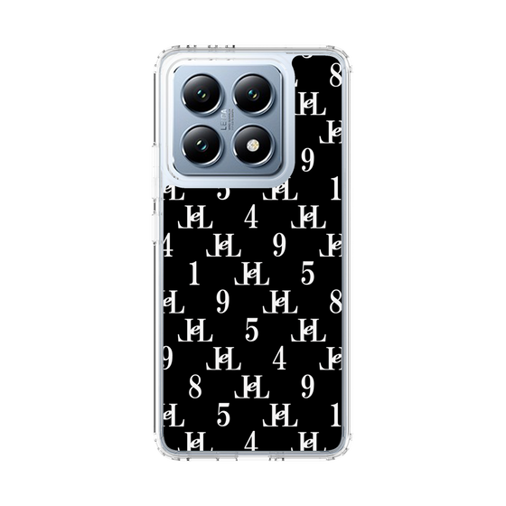 スリムプロテクションケース［ Chell classy - Monogram - Black ］