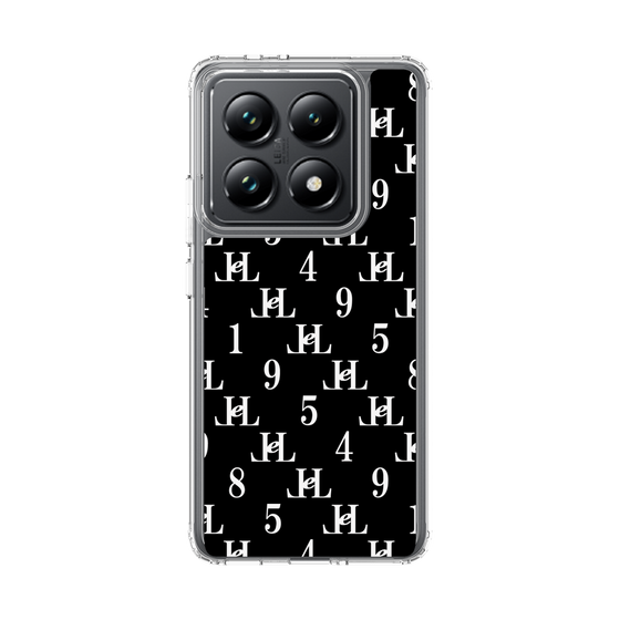 スリムプロテクションケース［ Chell classy - Monogram - Black ］