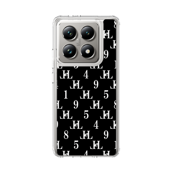 スリムプロテクションケース［ Chell classy - Monogram - Black ］