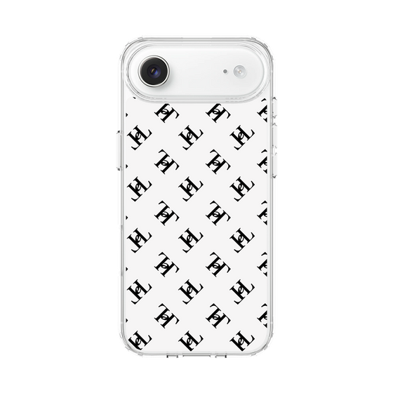 スリムプロテクションケース［ Chell classy - Logo - White ］