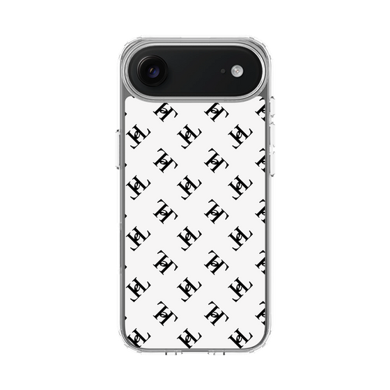 スリムプロテクションケース［ Chell classy - Logo - White ］