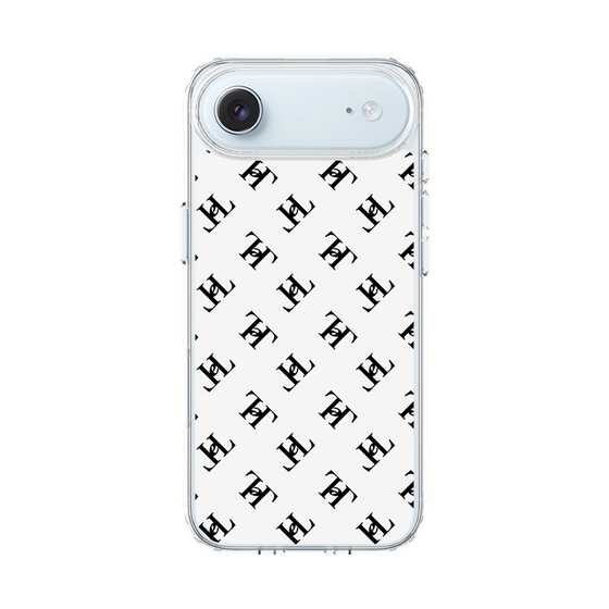 スリムプロテクションケース［ Chell classy - Logo - White ］