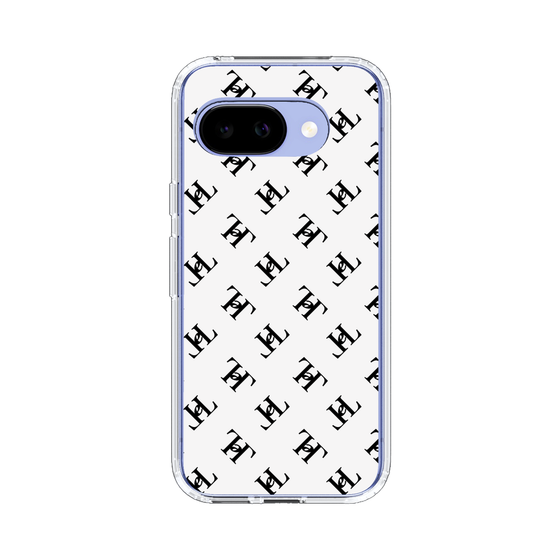 スリムプロテクションケース［ Chell classy - Logo - White ］