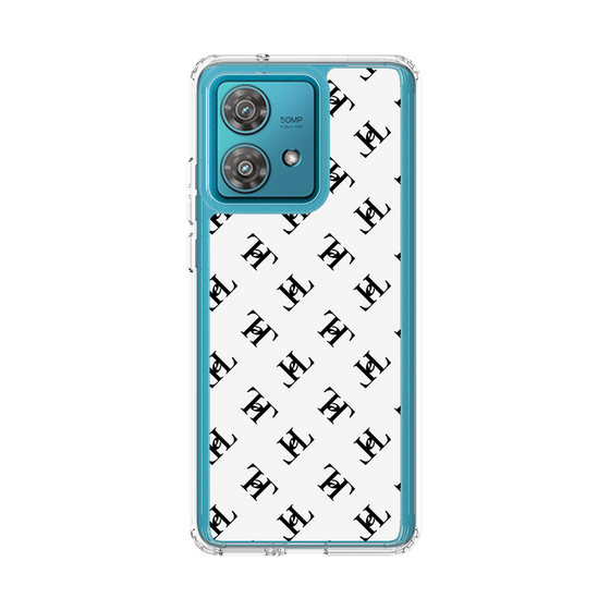 スリムプロテクションケース［ Chell classy - Logo - White ］