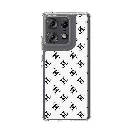 スリムプロテクションケース［ Chell classy - Logo - White ］