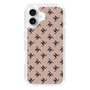 スリムプロテクションケース［ Chell classy - Logo - Beige ］