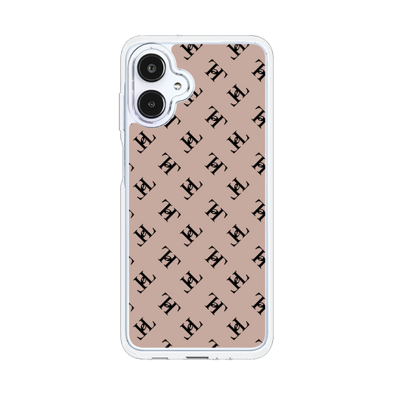 スリムプロテクションケース［ Chell classy - Logo - Beige ］