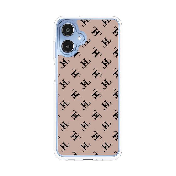 スリムプロテクションケース［ Chell classy - Logo - Beige ］