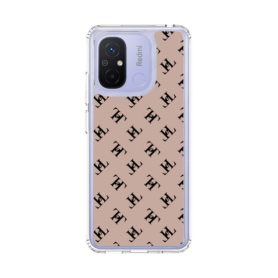 スリムプロテクションケース［ Chell classy - Logo - Beige ］