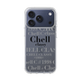 スリムプロテクションケース［ Chell classy - Logotype ］